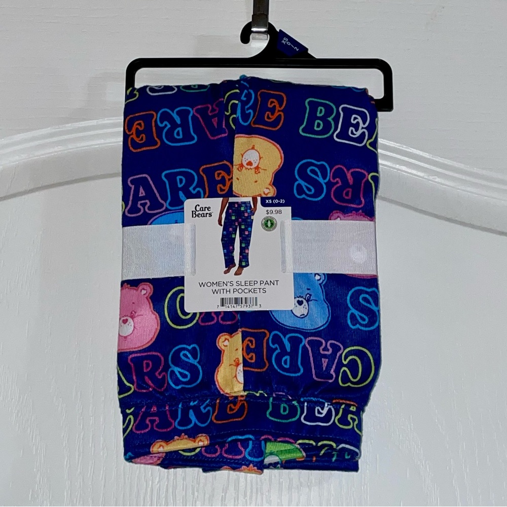 NWT Care Bears Soft Sleep Pants XS